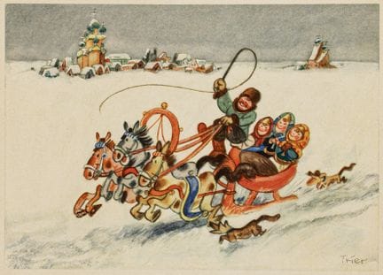 Trier, Walter. Fridolin’s Seven-Mile Horse. With i
