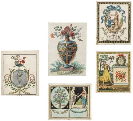 Biglietti - Collezione di 5 biglietti pieghevoli c