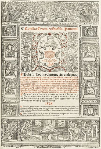 Tudeschis, Nicolaus de. Consilia, Tractatus et Que