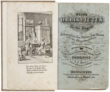 Comenius, Johann Amos. Nouvel Orbis Pictus pour la