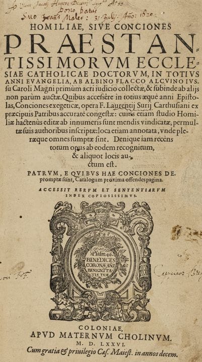Paulus Diaconus. Homiliae, sive conciones praestan