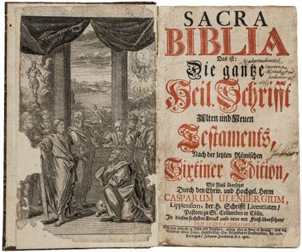 Biblia germanica - Sacra Biblia. Es decir: Las Sag