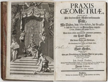 Mathematics - Surveying - Penther, Johann Friedric