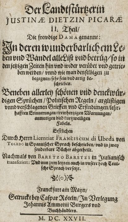 Baroque Literature - López de Ubeda, F. (i.e., And