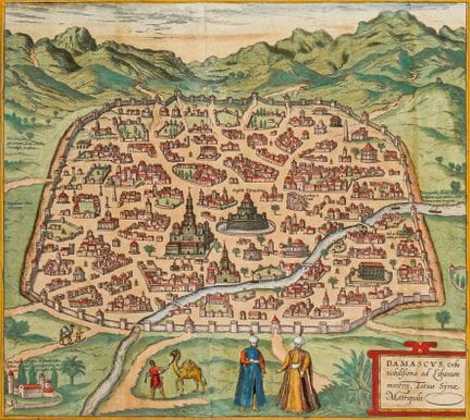Oriente - Damasco, ciudad muy noble situada junto 