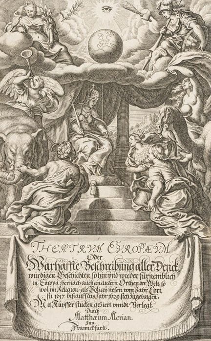 Europa - Merian, Matthäus. Theatrum Europaeum, o D