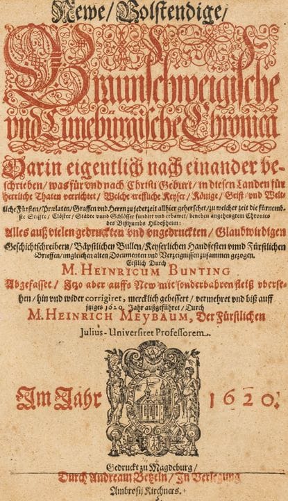 Germany - Lower Saxony - Bünting, Heinrich. New, C