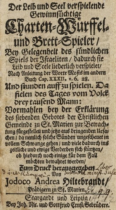 Judaica - Hildebrandt, Jodocus Andreas. Der Leib u