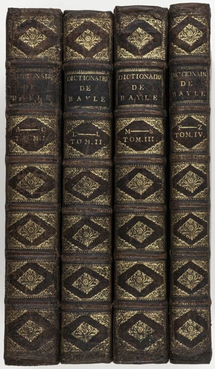 Encyclopedias - Bayle, Pierre. Dictionaire histori