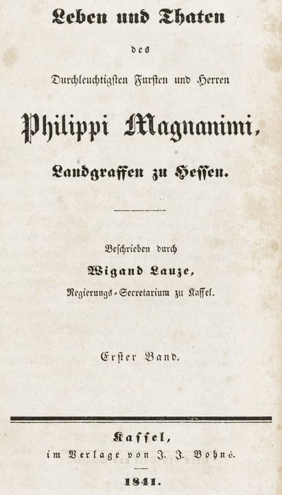 Allemagne - Hesse - Lauze, Wigand. Vie et exploits