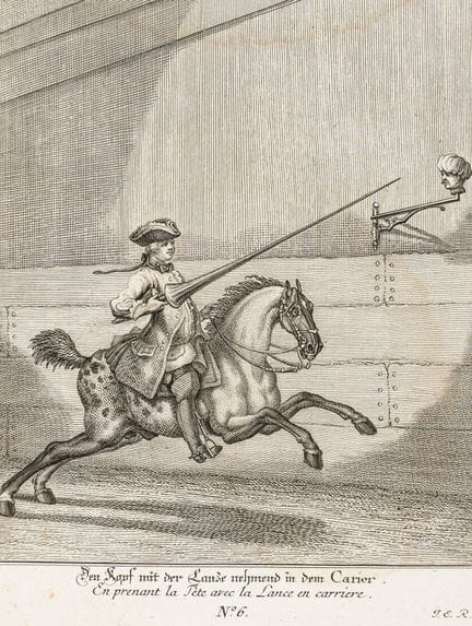 Pferde - Ridinger, Johann Elias. Vorstellung und B