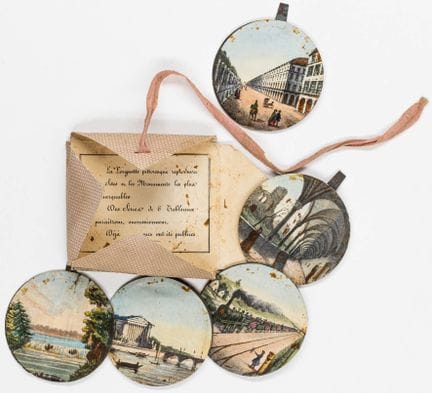 Optical Toys - La Lorgnette pittoresque. Serie di 
