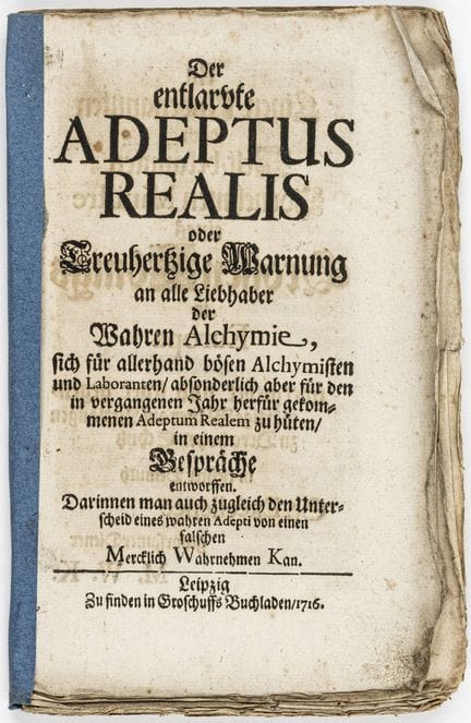 Alchemy - Klettenberg, Johann Hektor. The Unmasked