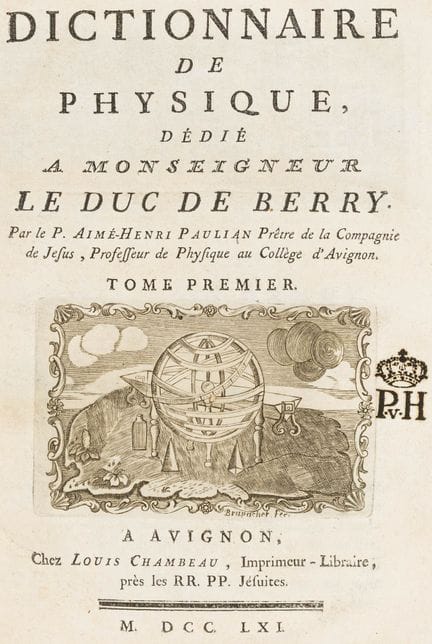 Física - Paulian, Aimé-Henri. Dictionnaire de Phys