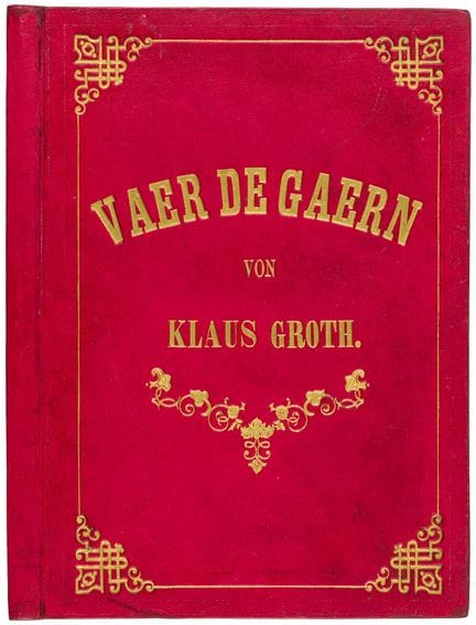 Groth, Klaus. Voer de Goern. Comptines anciennes e