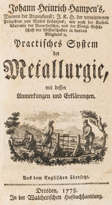 Mineralogía - Hampe, Johann Heinrich. Sistema prác