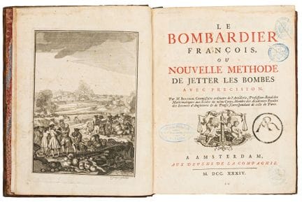 Técnica - Bélidor, Bernard Forest de. Le bombardie