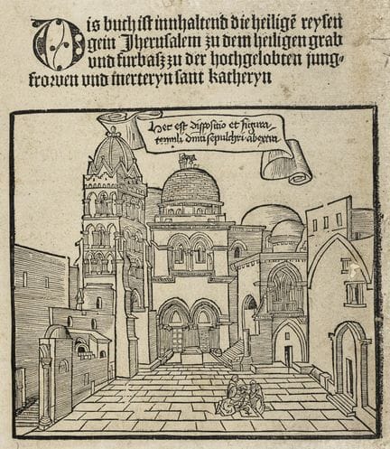 Breydenbach, Bernhard von. Este libro narra el per