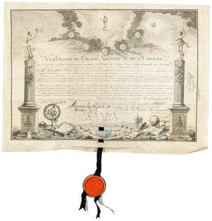 Occulta - Masonica - Köln, Dreikönigsloge. Gestoch