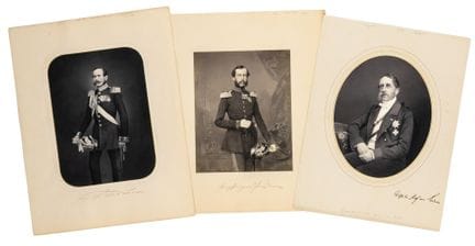 Prussia - Tre autografi di personalità prussiane. 