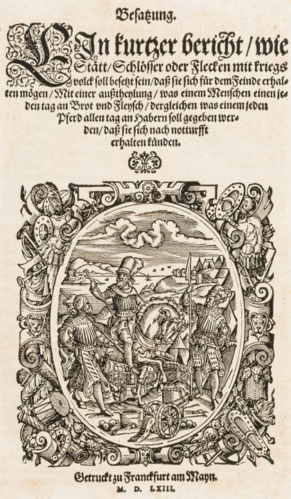 Reinhard, comte de Solms. Occupation. Bref exposé 
