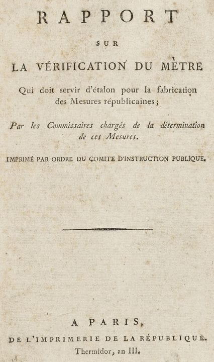 Rapport sur la vérification du mètre. Qui doit ser