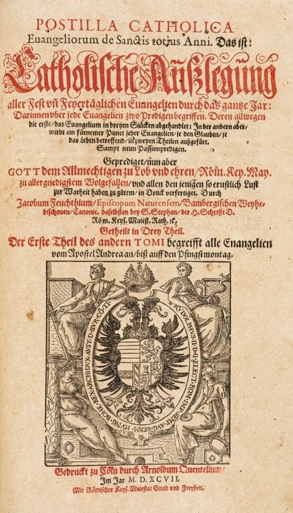 Feucht, Jacob. *Postilla catholica evangeliorum de