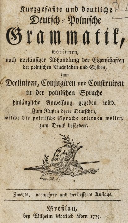 Linguistics - Krumbholz, Johann Christian. A Conci