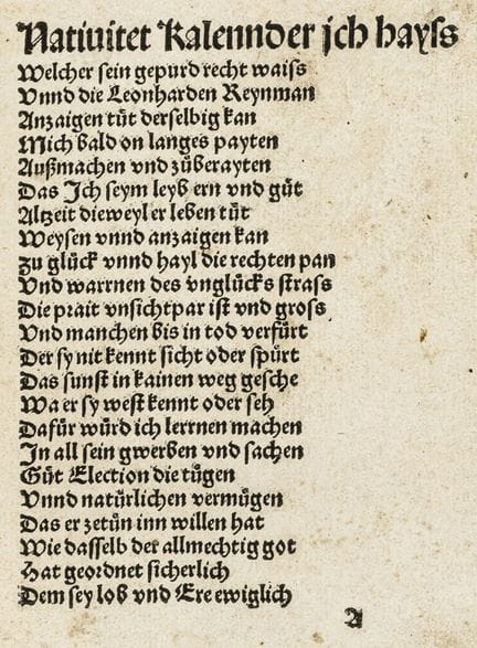 Reynmann, Leonhard. Whoever wishes to preserve his