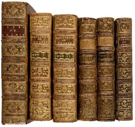 Chemistry—A collection of 4 French works on chemis
