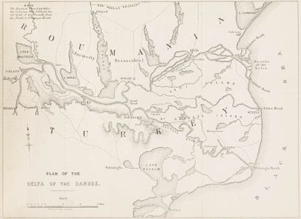 Europa - Danubio - Hartley, Charles Augustus. Desc
