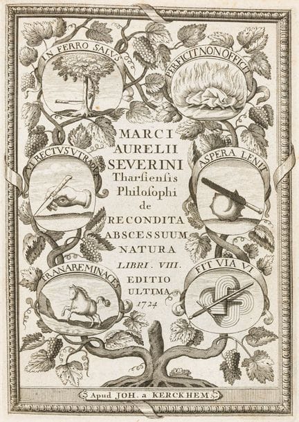 Medicine - Severino, Marco Aurelio. *De abscessuum