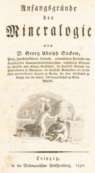 Mineralogía - Suckow, Georg Adolph. Fundamentos de
