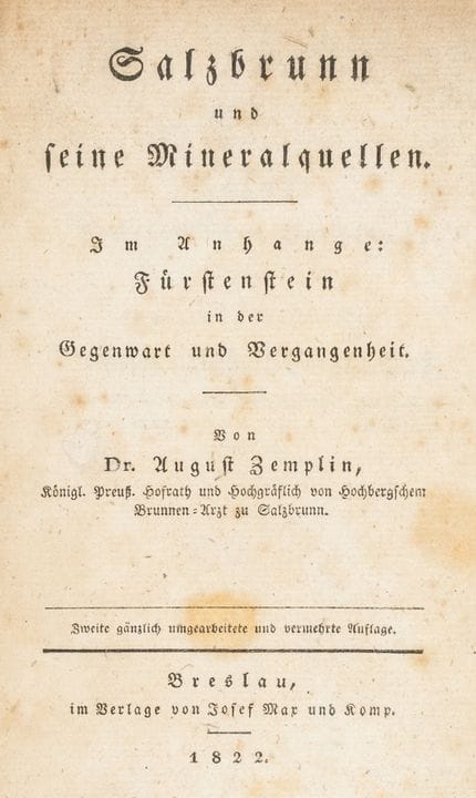 Europe - Pologne - Zemplin, août. Salzbrunn et ses