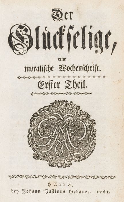 Lange, Samuel Gotthold; Meier, Georg Friedrich (ed