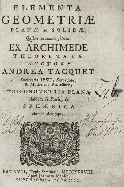 Mathematics - Geometry - Tacquet, André. *Elementa