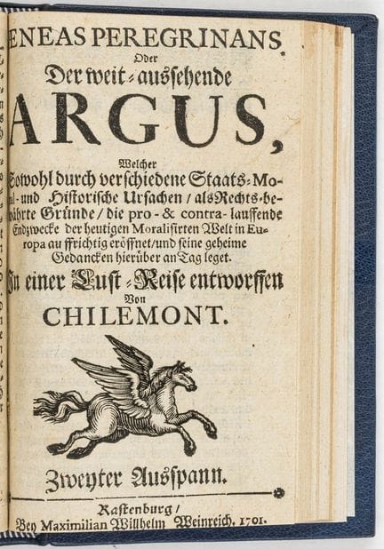 Chilemont. Aeneas Peregrinans. Or The Far-Seeing A
