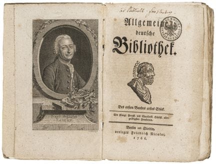 General German Library. Edited by Friedrich Nicola