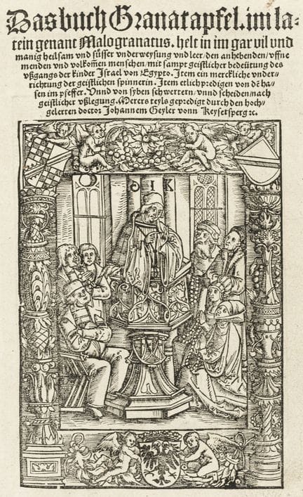 Geiler von Kaysersberg, Johann. The Book of the Po
