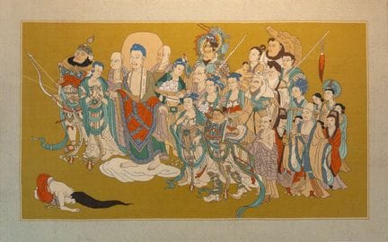 Asie - Chine - Le Bouddha antérieur Dipankara prop