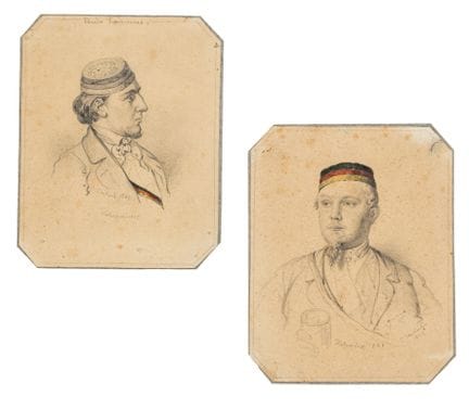 Studentica - Sammlung von ca. 62 teils ankoloriert