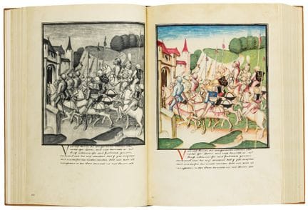 Facsimile - Schilling, Diebold. The Bern Chronicle