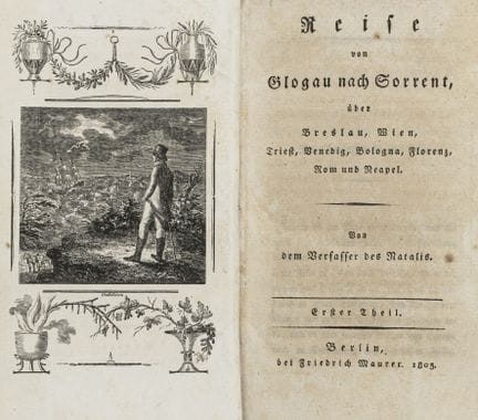 Europe - Italie - Benkowitz, Carl Friedrich. Voyag