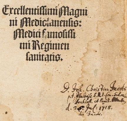 Magninus Mediolanensis. Excellentissimi Magnini Me
