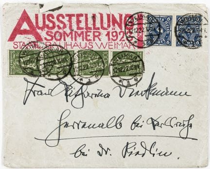 Bauhaus – Erich Dieckmann. Exposition de l'été 192