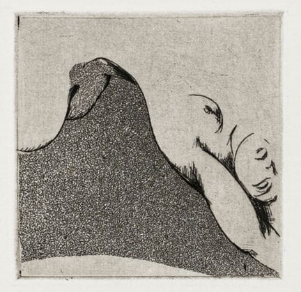 Degen, Paul. Erotica I. Suite von 16 Strichätzunge