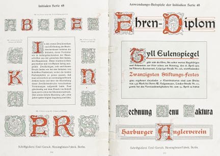 L'imprimerie - Fonderie typographique Emil Gursch,