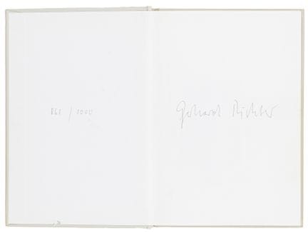 Richter, Gerhard. Sils. Édité par Hans-Ulrich Obri