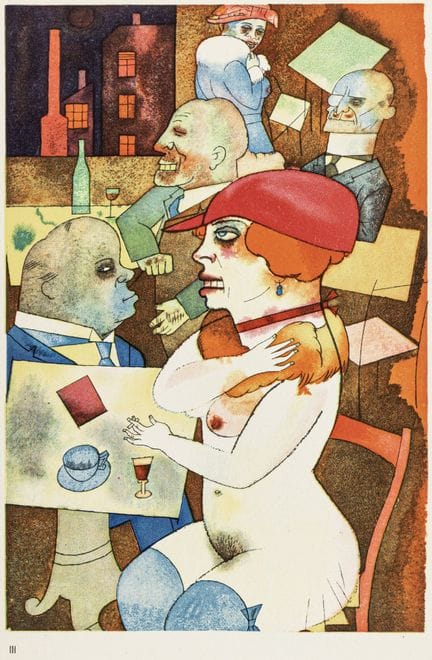 Grosz, George. Ecce Homo. Mappe mit 14 (statt 16) 