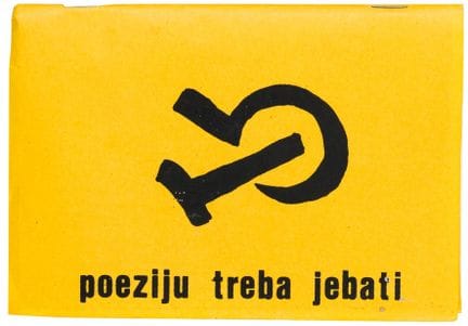 Avant-garde - Europe de l'Est - Martek, Vlado. *Po